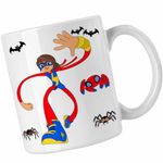 Casa si Gradina - Bucatarie si vesela - Cani si pahare - Cani si cesti - Cana Ms Marvel Paienjenel Spidey CoolTrend, alba, 330ml - Infinity.ro