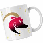 Casa si Gradina - Bucatarie si vesela - Cani si pahare - Cani si cesti - Cana Berbec Horoscop Zodie Astrologie Aries CoolTrend, alba, 330ml - Infinity.ro