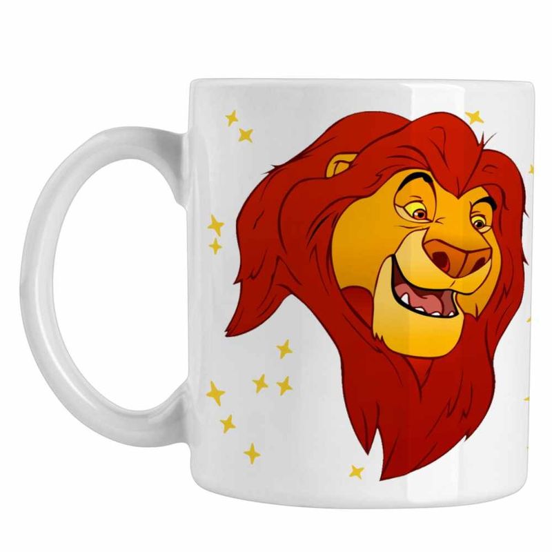 Casa si Gradina - Bucatarie si vesela - Cani si pahare - Cani si cesti - Cana Regele Leu Mufasa CoolTrend, alba, 330ml - Infinity.ro