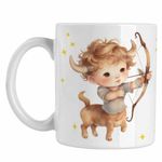 Casa si Gradina - Bucatarie si vesela - Cani si pahare - Cani si cesti - Cana Sagetator Baby Zodiac Horoscop Sagittarius Astrologie CoolTrend, alba, 330ml - Infinity.ro