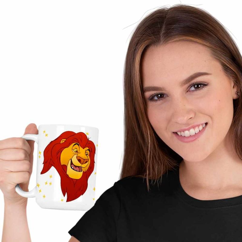 Casa si Gradina - Bucatarie si vesela - Cani si pahare - Cani si cesti - Cana Regele Leu Mufasa CoolTrend, alba, 330ml - Infinity.ro