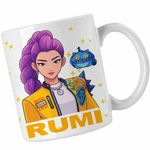Casa si Gradina - Bucatarie si vesela - Cani si pahare - Cani si cesti - Cana Huntrix Rumi Kpop Demon Hunters CoolTrend, alba, 330ml,1 - Infinity.ro