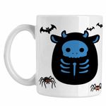 Casa si Gradina - Bucatarie si vesela - Cani si pahare - Cani si cesti - Cana Squishmallows Schelet Halloween CoolTrend, alba, 330ml - Infinity.ro