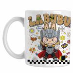 Casa si Gradina - Bucatarie si vesela - Cani si pahare - Cani si cesti - Cana Labubu Thor Ragnarok CoolTrend, alba, 330ml - Infinity.ro
