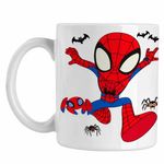 Casa si Gradina - Bucatarie si vesela - Cani si pahare - Cani si cesti - Cana Paienjenel Spidey Peter Parker CoolTrend, alba, 330ml - Infinity.ro
