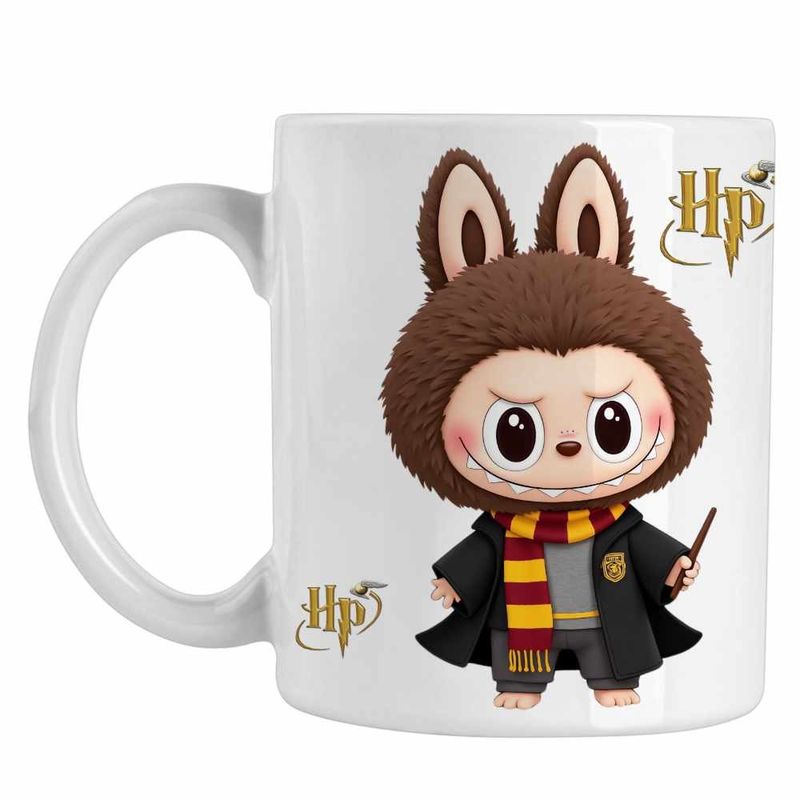 Casa si Gradina - Bucatarie si vesela - Cani si pahare - Cani si cesti - Cana Labubu Harry Potter Vrajitor, CoolTrend, alba, 330ml - Infinity.ro