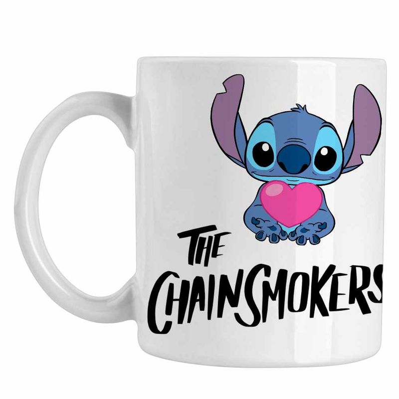 Casa si Gradina - Bucatarie si vesela - Cani si pahare - Cani si cesti - Cana The Chainsmokers, alba, 330ml - Infinity.ro