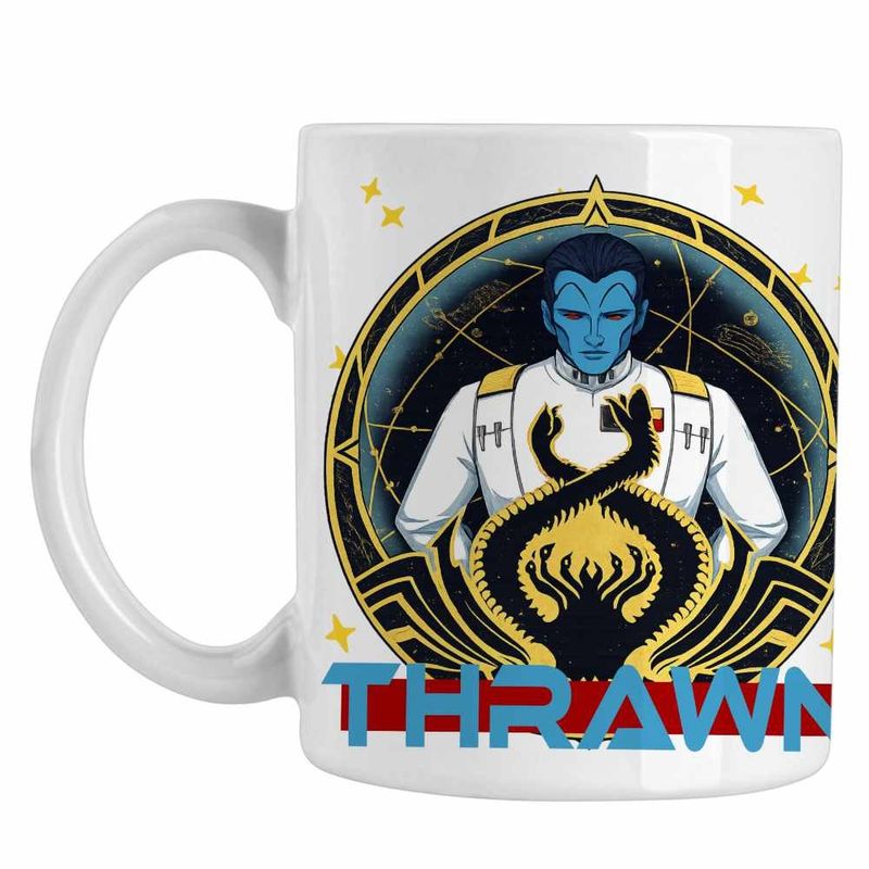 Casa si Gradina - Bucatarie si vesela - Cani si pahare - Cani si cesti - Cana Grand Admiral Thrawn Star Wars, alba, 330ml - Infinity.ro