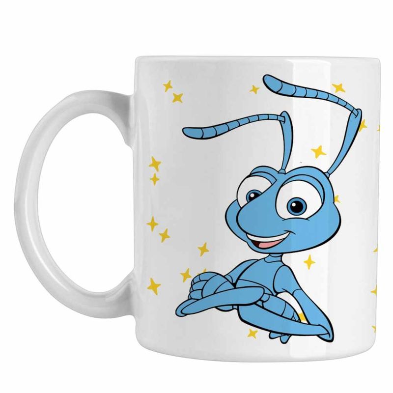 Casa si Gradina - Bucatarie si vesela - Cani si pahare - Cani si cesti - Cana A Bugs Life Flik Furnica, alba, 330ml - Infinity.ro