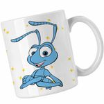 Casa si Gradina - Bucatarie si vesela - Cani si pahare - Cani si cesti - Cana A Bugs Life Flik Furnica, alba, 330ml - Infinity.ro