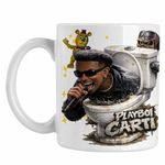 Casa si Gradina - Bucatarie si vesela - Cani si pahare - Cani si cesti - Cana Playboi Carti Skibidi Toilet, alba, 330ml - Infinity.ro