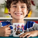 Casa si Gradina - Bucatarie si vesela - Cani si pahare - Cani si cesti - Cana Wall-E Huntrix Stitch K-Pop Demon Hunters CoolTrend, alba, 330ml - Infinity.ro