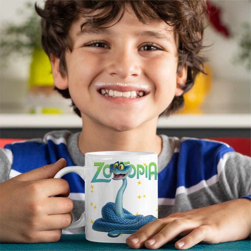 Casa si Gradina - Bucatarie si vesela - Cani si pahare - Cani si cesti - Cana Zootopia Gary Vipera Zootropolis Sarpe CoolTrend, alba, 330ml - Infinity.ro