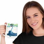 Casa si Gradina - Bucatarie si vesela - Cani si pahare - Cani si cesti - Cana Zootopia Gary Vipera Zootropolis Sarpe CoolTrend, alba, 330ml - Infinity.ro