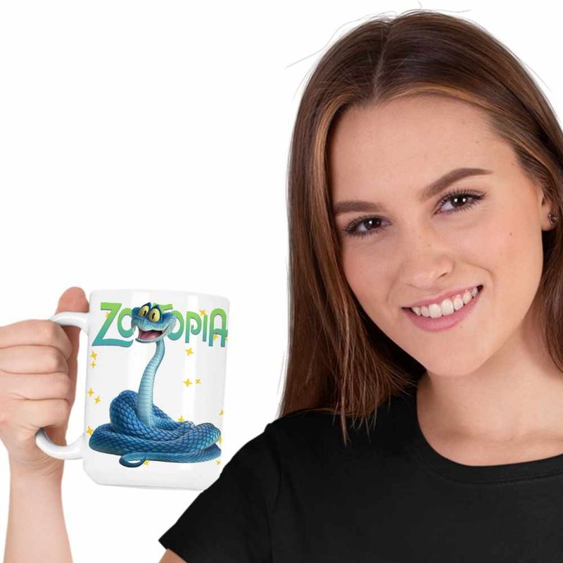 Casa si Gradina - Bucatarie si vesela - Cani si pahare - Cani si cesti - Cana Zootopia Gary Vipera Zootropolis Sarpe CoolTrend, alba, 330ml - Infinity.ro