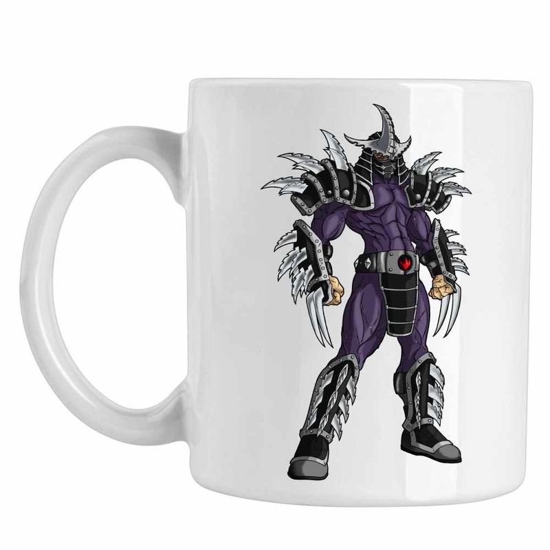 Casa si Gradina - Bucatarie si vesela - Cani si pahare - Cani si cesti - Cana Testoasele Ninja Shredder Armura, CoolTrend, alba, 330ml - Infinity.ro