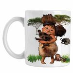 Casa si Gradina - Bucatarie si vesela - Cani si pahare - Cani si cesti - Cana The Croods Sandy Familia Crood Epoca de Piatra CoolTrend, alba, 330ml - Infinity.ro