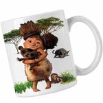 Casa si Gradina - Bucatarie si vesela - Cani si pahare - Cani si cesti - Cana The Croods Sandy Familia Crood Epoca de Piatra CoolTrend, alba, 330ml - Infinity.ro