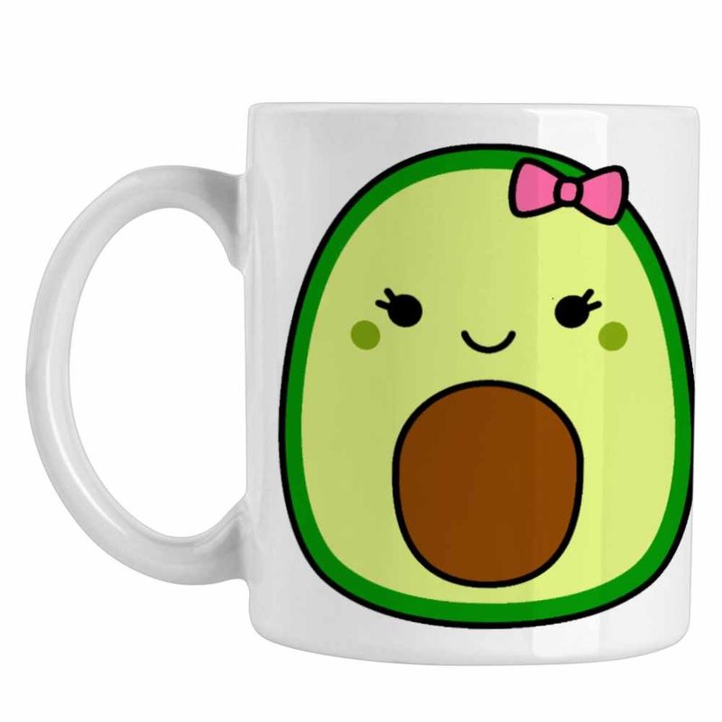 Casa si Gradina - Bucatarie si vesela - Cani si pahare - Cani si cesti - Cana Squish mallows Avocado CoolTrend, alba, 330ml - Infinity.ro