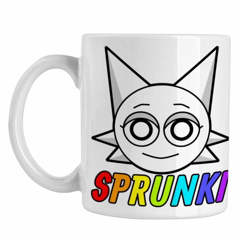 Casa si Gradina - Bucatarie si vesela - Cani si pahare - Cani si cesti - Cana Sprunki Music Game Wenda CoolTrend, alba, 330ml - Infinity.ro