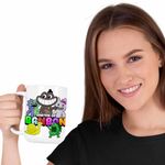 Casa si Gradina - Bucatarie si vesela - Cani si pahare - Cani si cesti - Cana Banban BitterGiggle Sheriff Banbaleena CoolTrend, alba, 330ml - Infinity.ro
