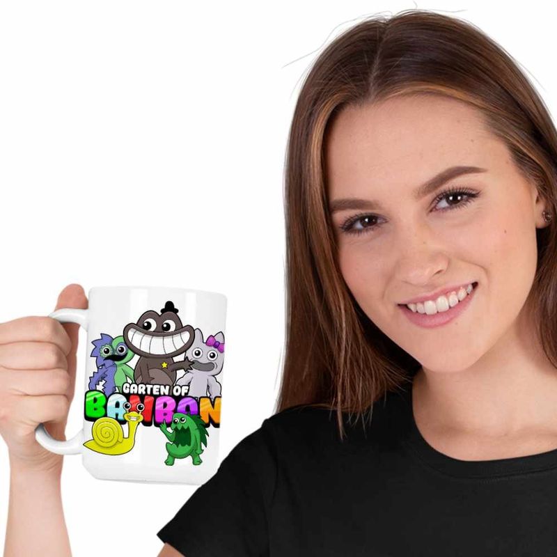 Casa si Gradina - Bucatarie si vesela - Cani si pahare - Cani si cesti - Cana Banban BitterGiggle Sheriff Banbaleena CoolTrend, alba, 330ml - Infinity.ro
