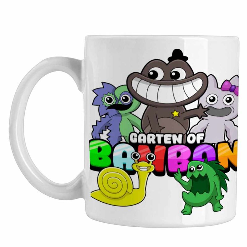 Casa si Gradina - Bucatarie si vesela - Cani si pahare - Cani si cesti - Cana Banban BitterGiggle Sheriff Banbaleena CoolTrend, alba, 330ml - Infinity.ro