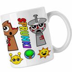 Casa si Gradina - Bucatarie si vesela - Cani si pahare - Cani si cesti - Cana Sprunki Horror Theme CoolTrend, alba, 330ml - Infinity.ro