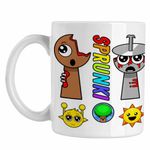 Casa si Gradina - Bucatarie si vesela - Cani si pahare - Cani si cesti - Cana Sprunki Horror Theme CoolTrend, alba, 330ml - Infinity.ro