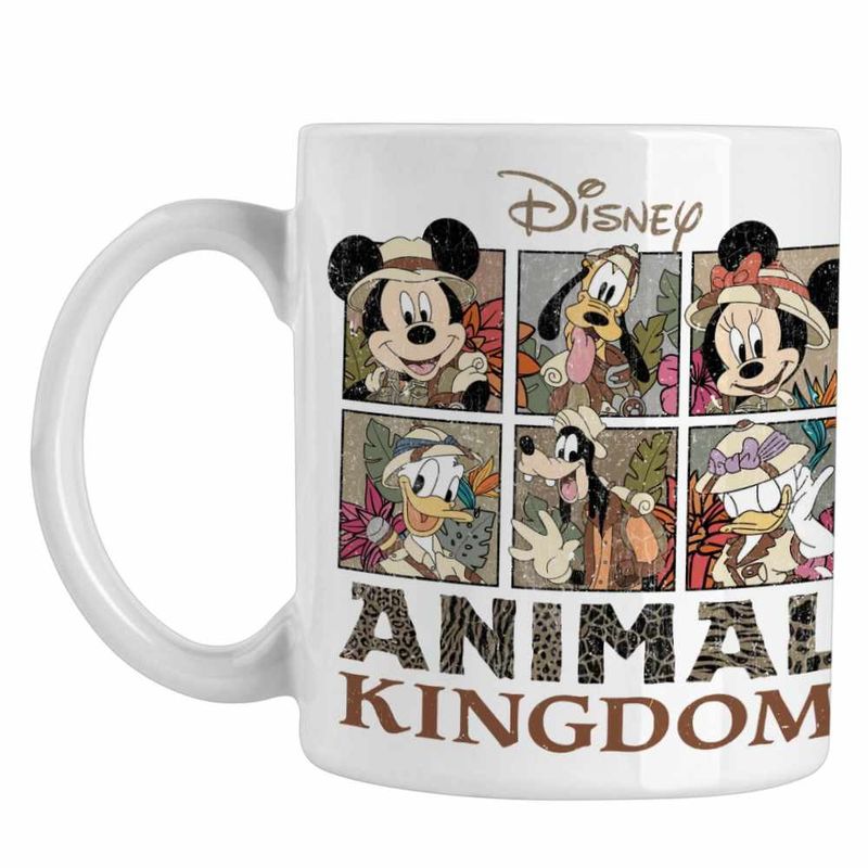 Casa si Gradina - Bucatarie si vesela - Cani si pahare - Cani si cesti - Cana Disney Africa Animal Kingdom CoolTrend, alba, 330ml - Infinity.ro