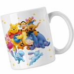 Casa si Gradina - Bucatarie si vesela - Cani si pahare - Cani si cesti - Cana Ursuletul Winnie the Pooh Familie Puh CoolTrend, alba, 330ml - Infinity.ro