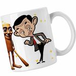 Casa si Gradina - Bucatarie si vesela - Cani si pahare - Cani si cesti - Cana Mr Bean Tung Tung Sahur CoolTrend, alba, 330ml - Infinity.ro