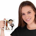 Casa si Gradina - Bucatarie si vesela - Cani si pahare - Cani si cesti - Cana Mr Bean Tung Tung Sahur CoolTrend, alba, 330ml - Infinity.ro