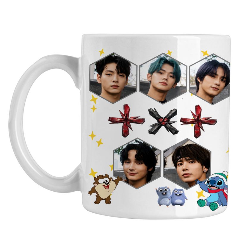 Casa si Gradina - Bucatarie si vesela - Cani si pahare - Cani si cesti - Cana Tomorrow X Together Merch Bts, alba, 330ml - Infinity.ro