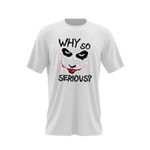 Fashion, accesorii si bijuterii - Barbati - Imbracaminte - Tricouri si bluze barbati - Tricou barbati Joker Why So Serious Play Gang Fortnite, alb, marime 2XL - Infinity.ro