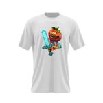 Fashion, accesorii si bijuterii - Barbati - Imbracaminte - Tricouri si bluze barbati - Tricou barbati Tomato Fortnite Minecraft Diamond Sword, alb, marime 2XL - Infinity.ro
