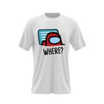 Fashion, accesorii si bijuterii - Barbati - Imbracaminte - Tricouri si bluze barbati - Tricou barbati Where Among Us, alb, marime 2XL - Infinity.ro