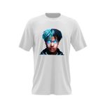 Fashion, accesorii si bijuterii - Barbati - Imbracaminte - Tricouri si bluze barbati - Tricou barbati XXXTentacion Hip Hop Rap, alb, marime 2XL - Infinity.ro