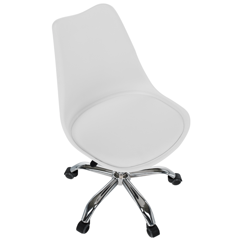 Casa si Gradina - Mobilier - Scaune si fotolii - Scaune - Scaun de birou, alb, DARISA NEW - Infinity.ro