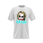 Fashion, accesorii si bijuterii - Barbati - Imbracaminte - Tricouri si bluze barbati - Tricou barbati Joker TikTok Creator Legend Tiktoker, alb, marime 2XL - Infinity.ro