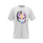 Fashion, accesorii si bijuterii - Barbati - Imbracaminte - Tricouri si bluze barbati - Tricou barbati Drift Mask Fortnite Magenta Bomb, alb, marime 2XL - Infinity.ro
