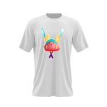 Fashion, accesorii si bijuterii - Barbati - Imbracaminte - Tricouri si bluze barbati - Tricou barbati Guff Light Knives Fortnite Epic Item, alb, marime 2XL - Infinity.ro