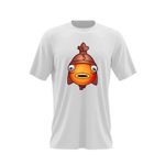 Fashion, accesorii si bijuterii - Barbati - Imbracaminte - Tricouri si bluze barbati - Tricou barbati Fishstick Skin Fortnite, alb, marime 2XL - Infinity.ro