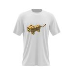 Fashion, accesorii si bijuterii - Barbati - Imbracaminte - Tricouri si bluze barbati - Tricou barbati Minecraft Ocelot Mob, alb, marime 2XL - Infinity.ro