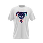 Fashion, accesorii si bijuterii - Barbati - Imbracaminte - Tricouri si bluze barbati - Tricou barbati Joker Horror Skull Bad Girl Play, alb, marime 2XL - Infinity.ro