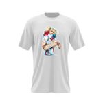 Fashion, accesorii si bijuterii - Barbati - Imbracaminte - Tricouri si bluze barbati - Tricou barbati Joker Harley Quinn Bad Girl Rebel, alb, marime 2XL - Infinity.ro