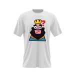 Fashion, accesorii si bijuterii - Barbati - Imbracaminte - Tricouri si bluze barbati - Tricou barbati What King Clash Royale, alb, marime 2XL - Infinity.ro