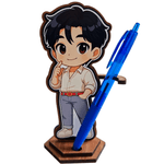 Jucarii, Copii si Bebe - Jucarii si jocuri - Figurine - Figurina Saja Boys Jinu Huntrix Kpop, lemn - Infinity.ro