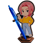 Jucarii, Copii si Bebe - Jucarii si jocuri - Figurine - Figurina Saja Boys Romance Huntrix Kpop, lemn - Infinity.ro