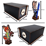 Jucarii, Copii si Bebe - Jucarii si jocuri - Figurine - Set 3 Figurine Zootopia Judy Nick Gary Zootropolis, lemn - Infinity.ro
